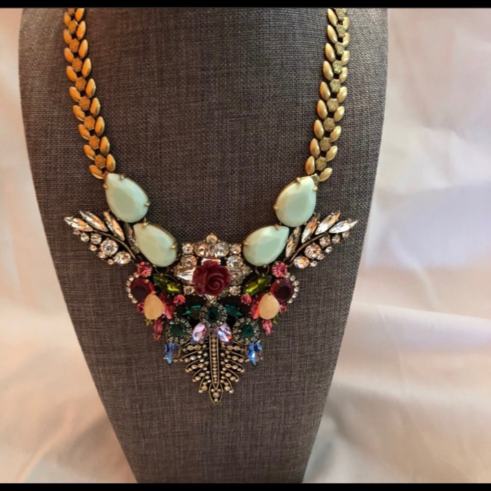 J Crew One of a kind beautiful statement necklace